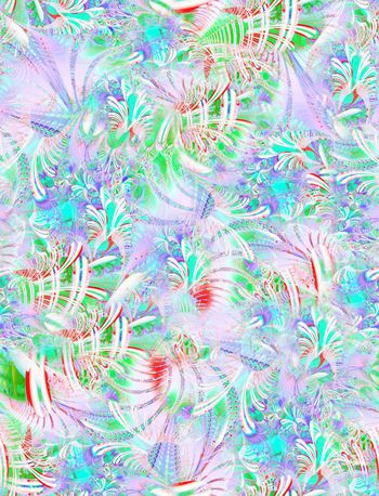 242460-WT031抽象光线分形变幻伞形华亿平台