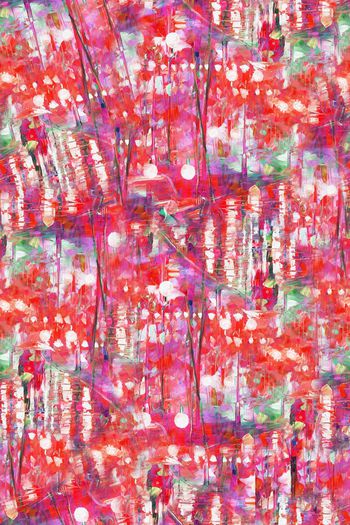 242484-抽象油画扎染点意境印花华亿平台