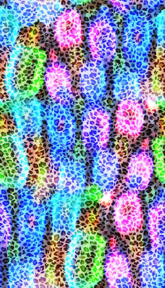 几何  朦胧 微生物 七彩 印花华亿平台图片