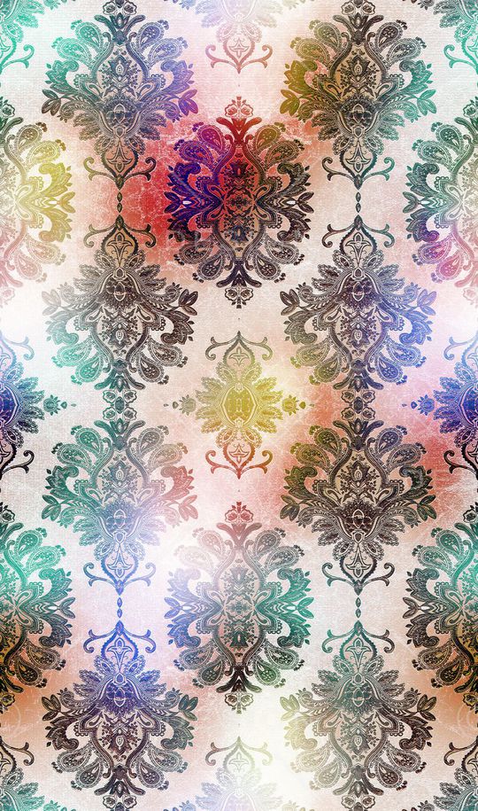 佩斯利 复古 民族风 五彩 印花华亿平台图片