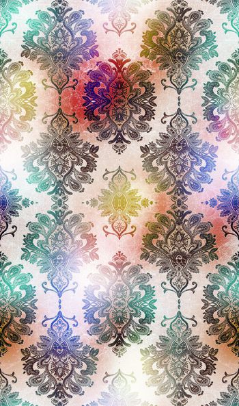 243850-佩斯利复古民族图案