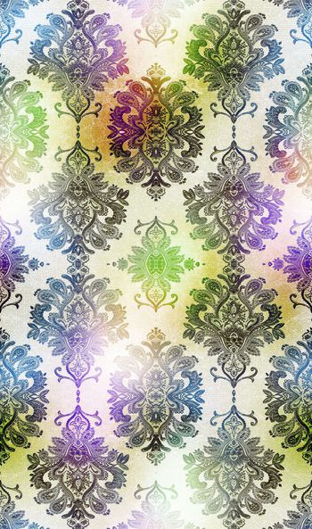 243851-佩斯利复古民族图案