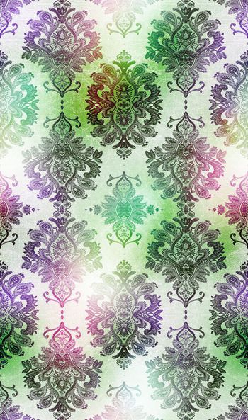 243852-佩斯利复古民族图案