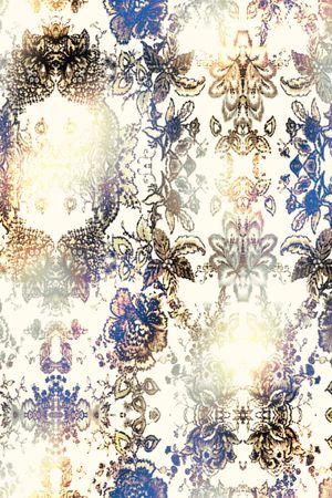 民族风 部落风 宫廷风  墙纸 墙艺 素雅 高贵 典雅印花华亿平台图片