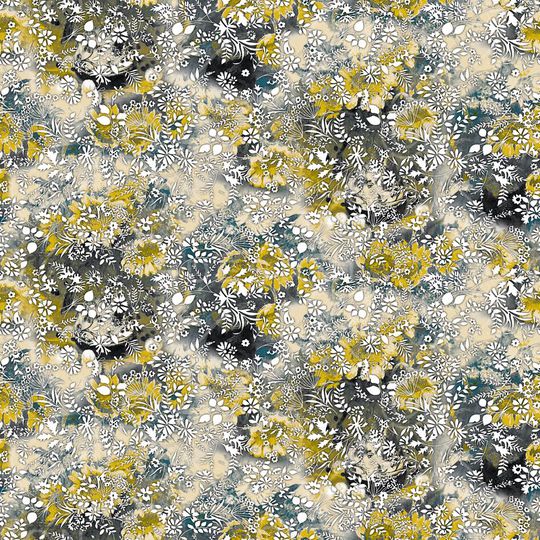 数码 服装 精细 树叶 花卉  花朵印花华亿平台图片