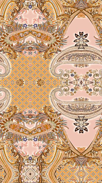 244704-佩斯利腰果民族部落风