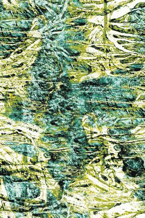 中国风 传统 水彩 抽象 树木纹 服装印花华亿平台图片