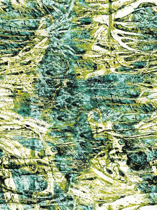 中国风 传统 水彩 抽象 树木纹 服装印花华亿平台图片