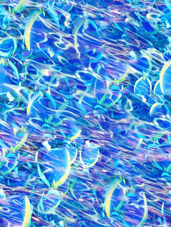 244800-WT048抽象鱼群变幻图形印花华亿平台