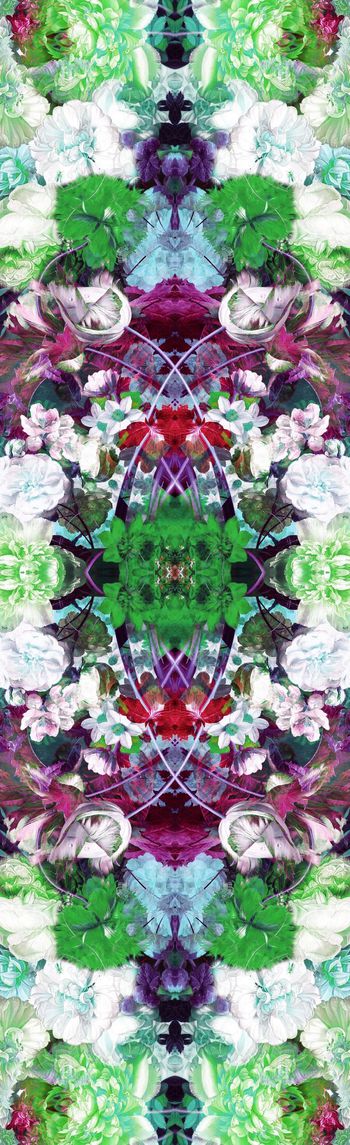 245203-丰富花卉写实变幻绽放长巾