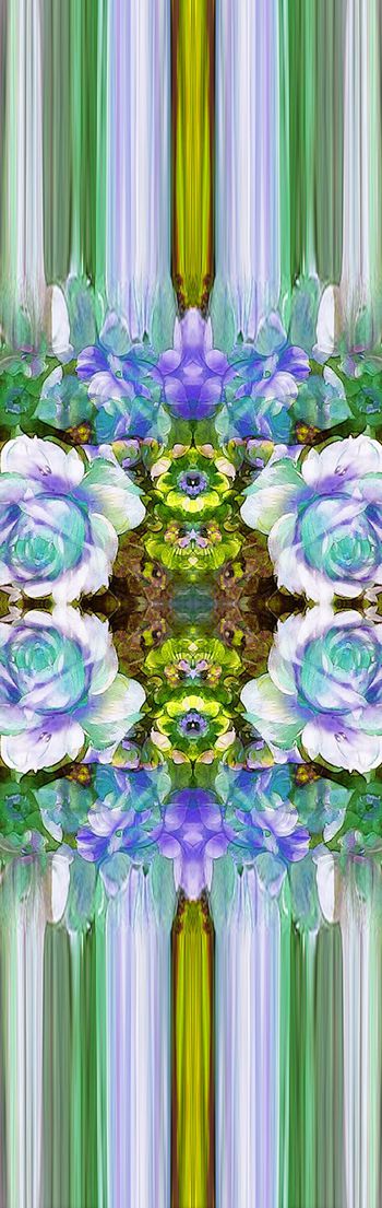 245217-WT053花卉拉丝效果绽放长巾印花