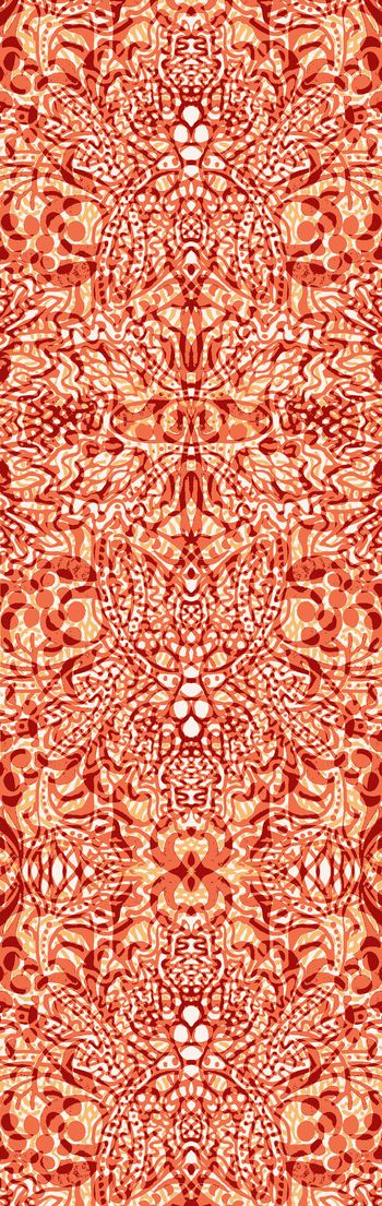 245451-民族风抽象图腾（4色印网）长巾