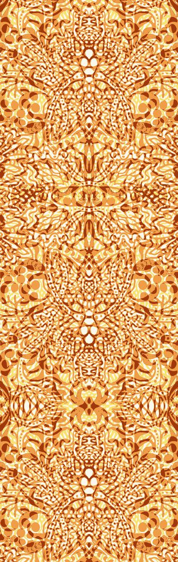 245453-民族风抽象图腾（4色印网）长巾