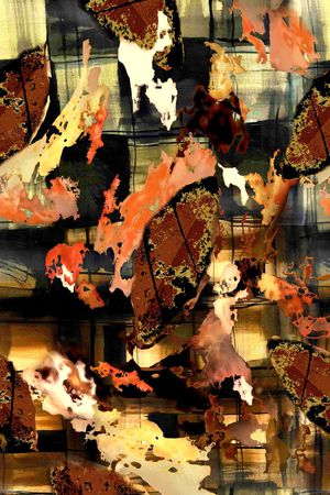 数码 炫彩 几何 纹理 抽象 印花华亿平台图片