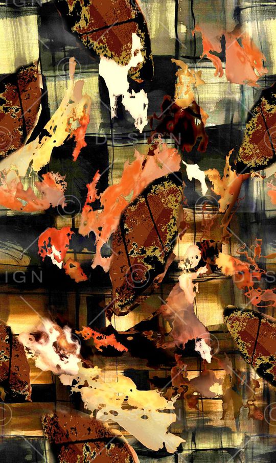 数码 炫彩 几何 纹理 抽象 印花华亿平台图片