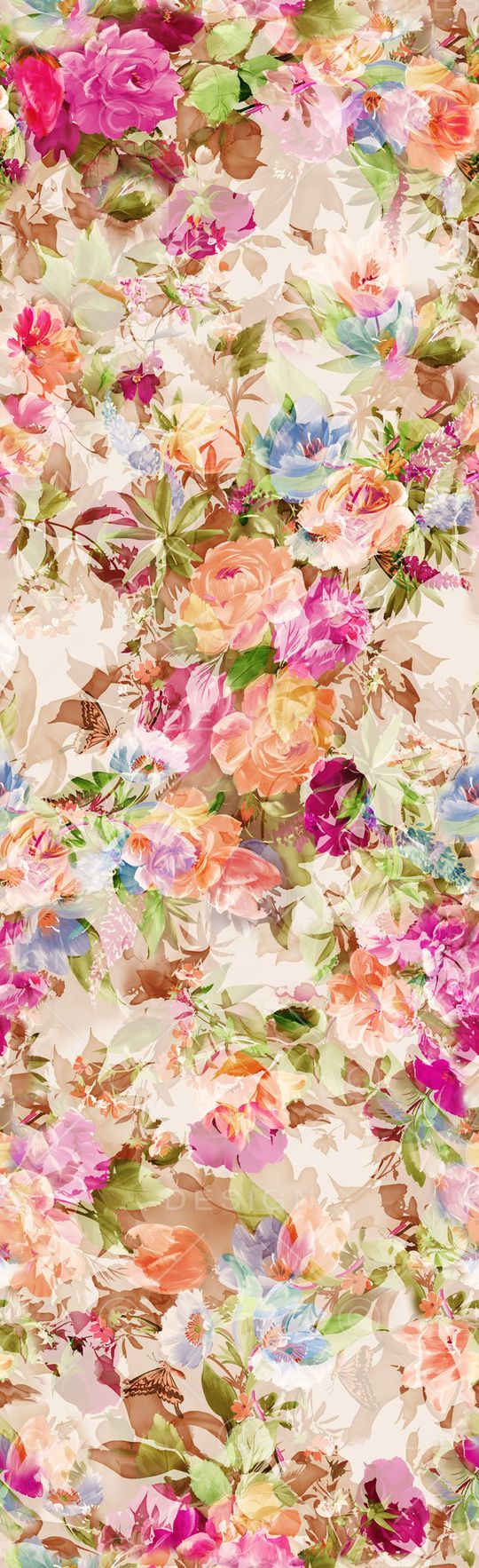 甜美 数码 唯美 花卉 长巾  鲜花 花卉印花华亿平台图片