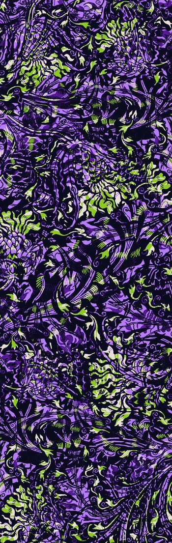 245578-民族风抽象花卉长巾（5色套网）