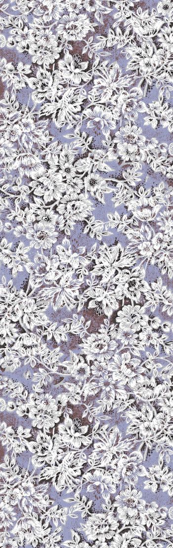 245603-中国风抽象花卉长巾（6色套网）