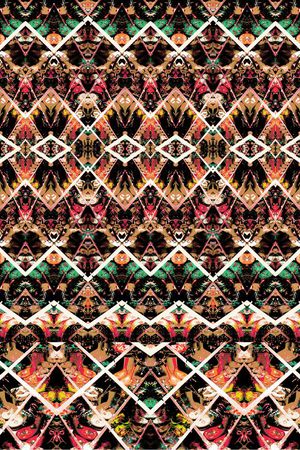 民族风 条纹 变幻 波西米亚 热带印花华亿平台图片