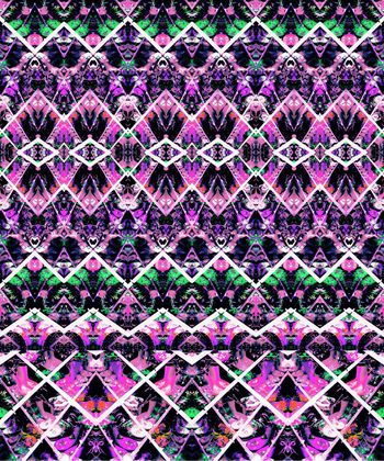 245678-民族风条纹变幻印花华亿平台