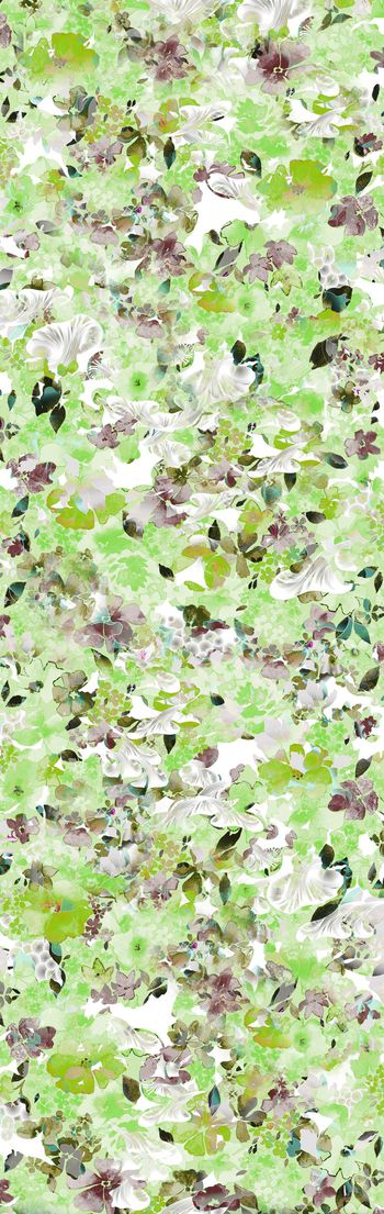 245732-清新碎花水彩绘画效果长巾