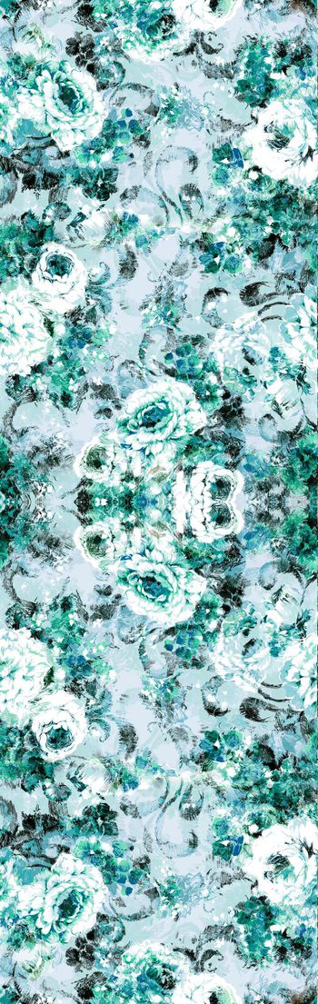 245738-水彩笔触大花卉印花长巾