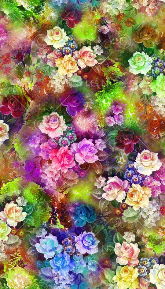 服装 数码 小花 层次 立体 花朵 花卉印花华亿平台图片