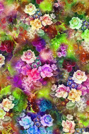 服装 数码 小花 层次 立体 花朵 花卉印花华亿平台图片