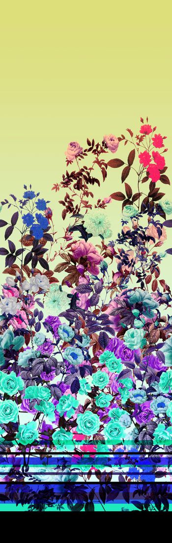 247223-单边定位花卉花朵组合