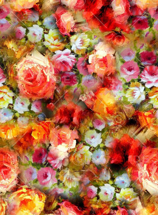 梦幻 数码 华亿平台 花朵 鲜花 玫瑰 印花华亿平台图片