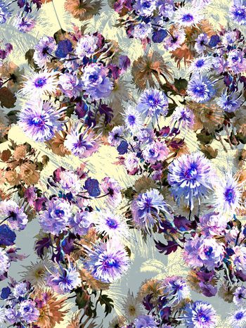 248216-油画效果花卉花朵