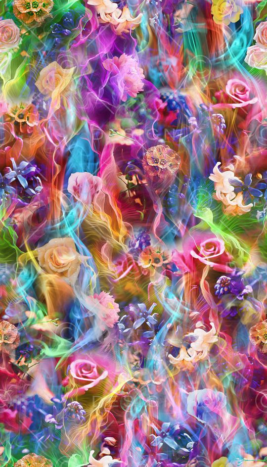 朦胧 彩色 七彩 梦幻 烟雾  数码 服装印花华亿平台图片