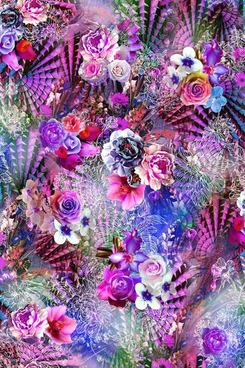 248742-数码炫彩底纹镂空大花朵彩色大花