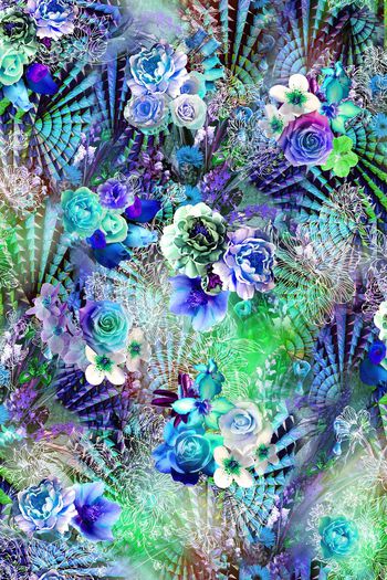 248743-数码炫彩底纹镂空大花朵彩色大花