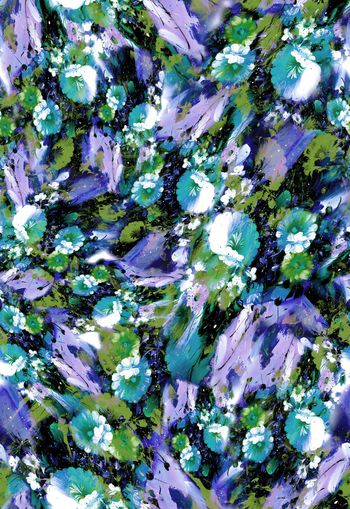 249008-多彩油画花卉花朵组合