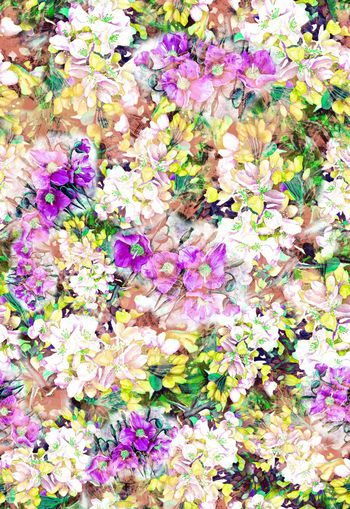 249149-水彩花卉花朵组合