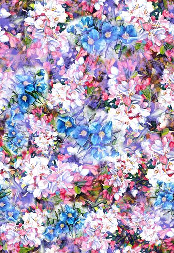 249150-水彩花卉花朵组合