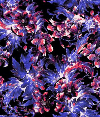 249159-WT066B神秘冬季花卉印花华亿平台