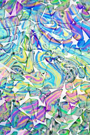 彩色 肌理 鹅卵石 几何 七彩印花华亿平台图片