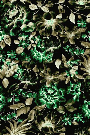 中国风 彩色 水墨 点点 高贵 典雅 绿色 印花华亿平台图片