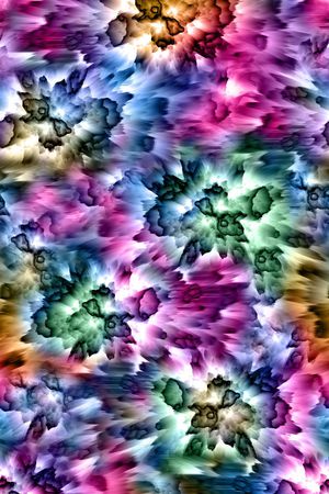 色彩 肌理  抽象 梦幻 绚丽印花华亿平台图片