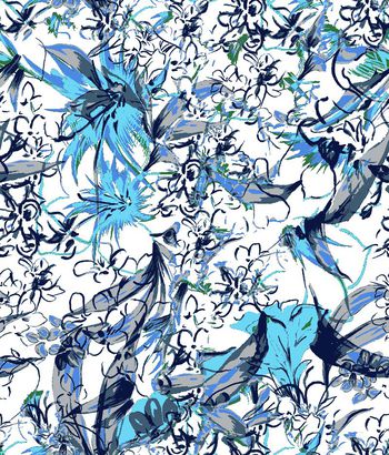 249211-WT072清新碎花水彩绘画华亿平台