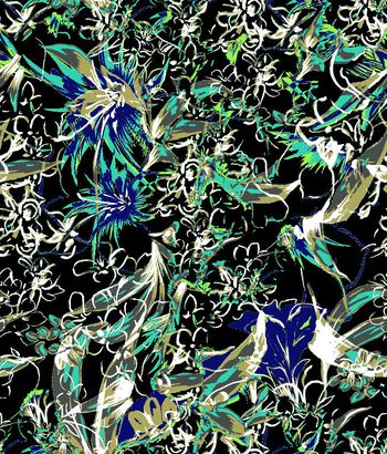 249213-清新碎花水彩绘画华亿平台