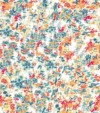 249263-水彩笔触碎花散点抽象树木森林印花花