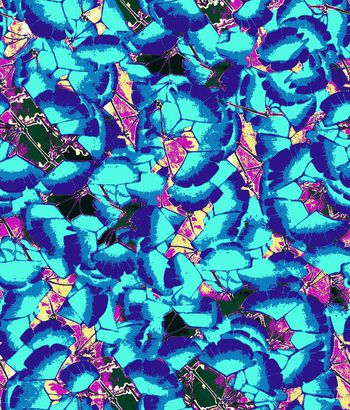 249293-彩色笔刷笔迹水墨花卉印花华亿平台