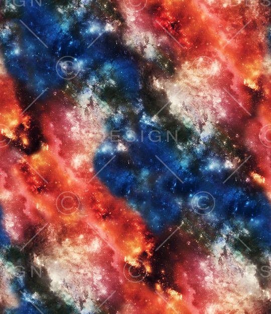 神秘 星空 云 图 彩色 印花 华亿平台 抽象 宇宙印花华亿平台图片