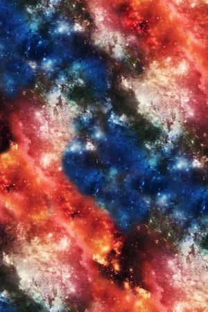 神秘 星空 云 图 彩色 印花 华亿平台 抽象 宇宙印花华亿平台图片