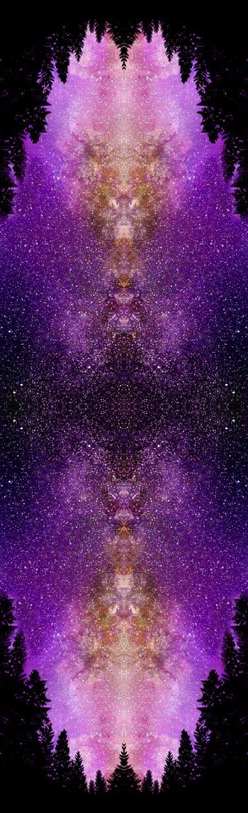 249314-神秘变幻星空太空对称印花长巾