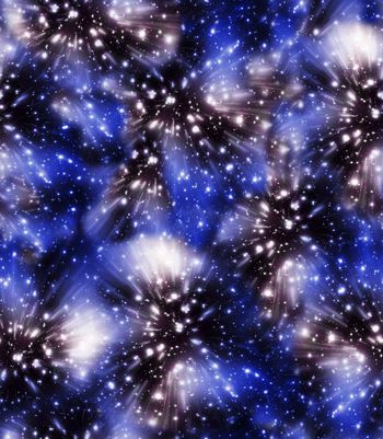 249316-WT078神秘变幻星空太空印花华亿平台