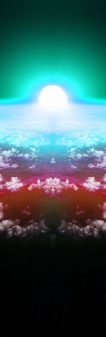 249320-神秘变幻星空太空云海对称印花长巾